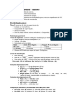 Hidratação Parenteral - Resumo