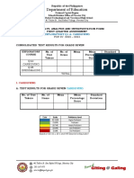 Exploratory Test Result Format