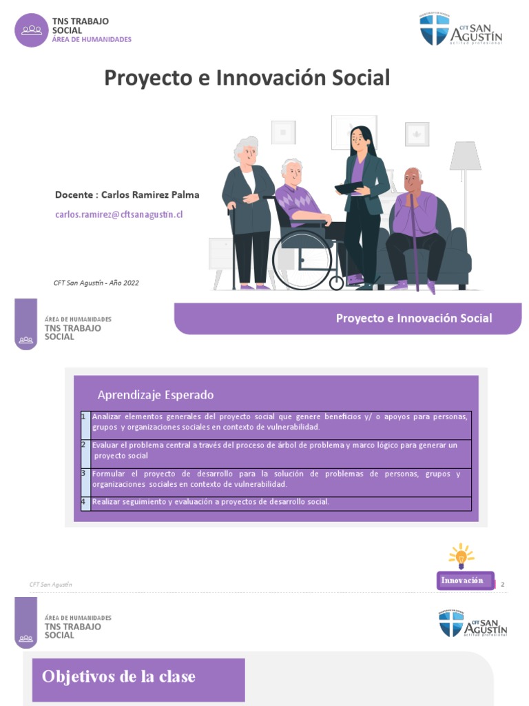 Hoja de Proyecto Social e Innovación | PDF | Innovación | Cambio
