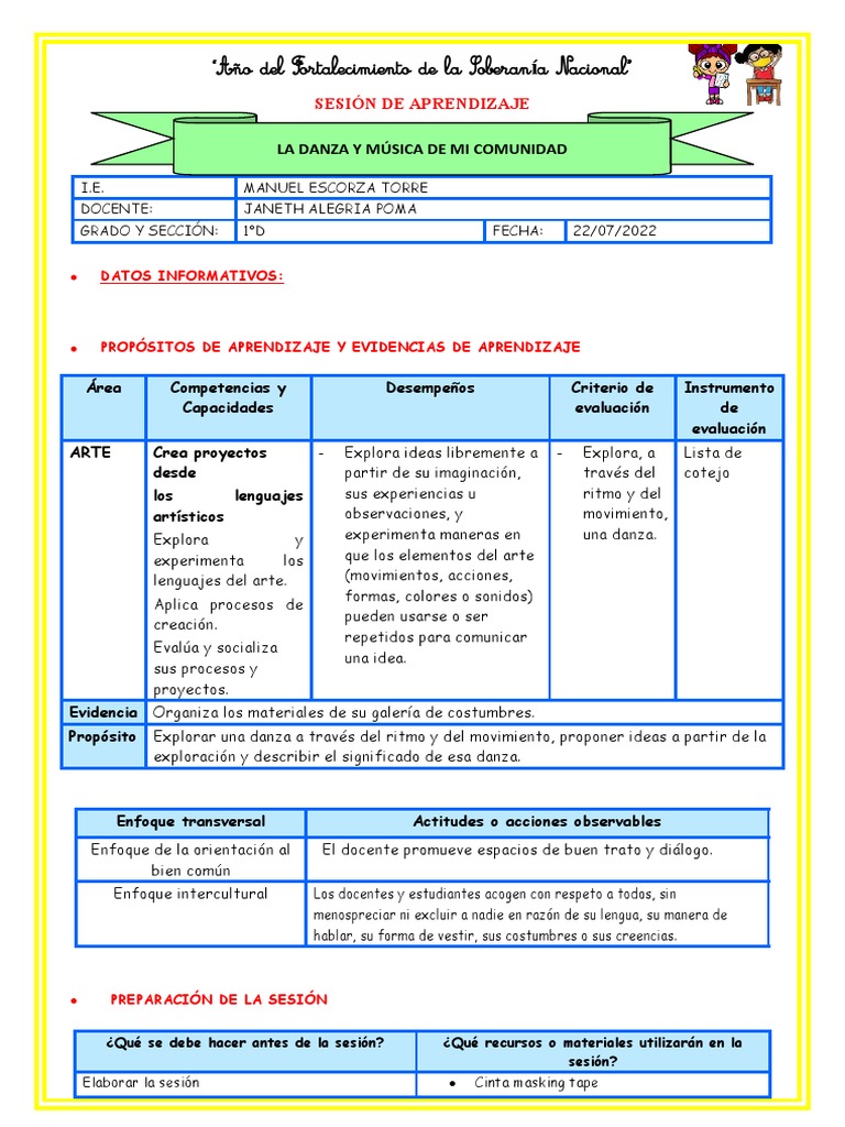 Actividades de danza para adolescentes | PDF | Bailes | Aprendizaje