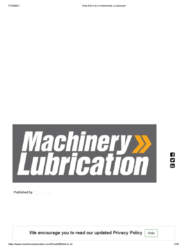 The Ultimate Guide To Metal Dirt Contamination In Oil - efrx87m