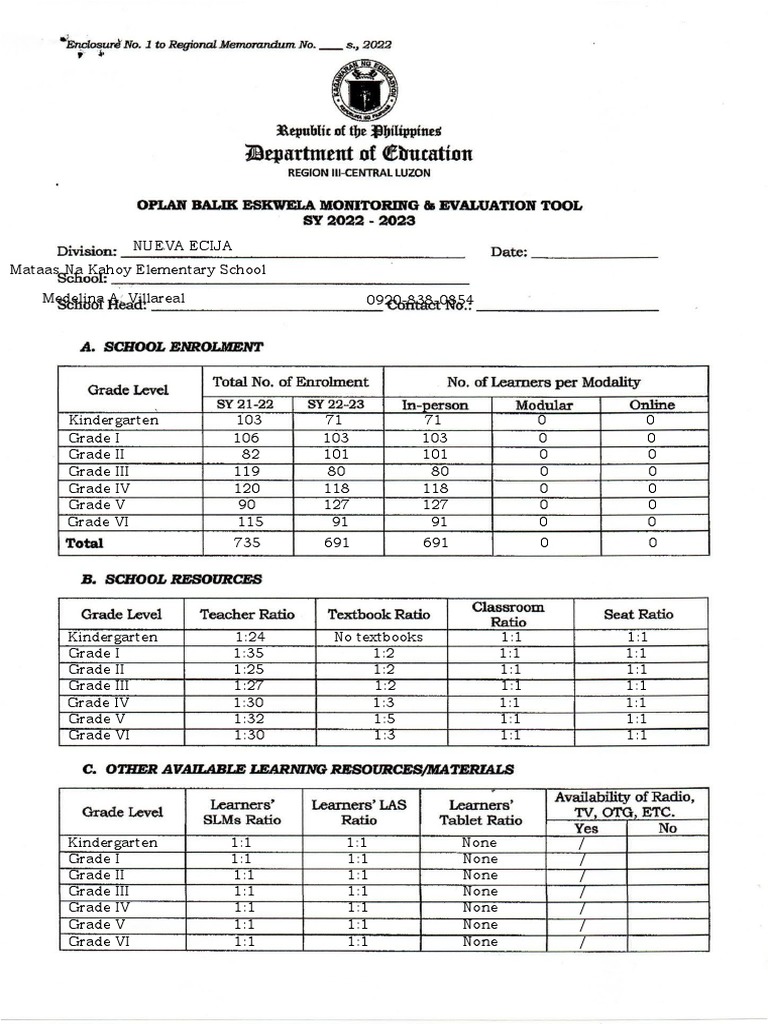 OBE monitoring tool PDF