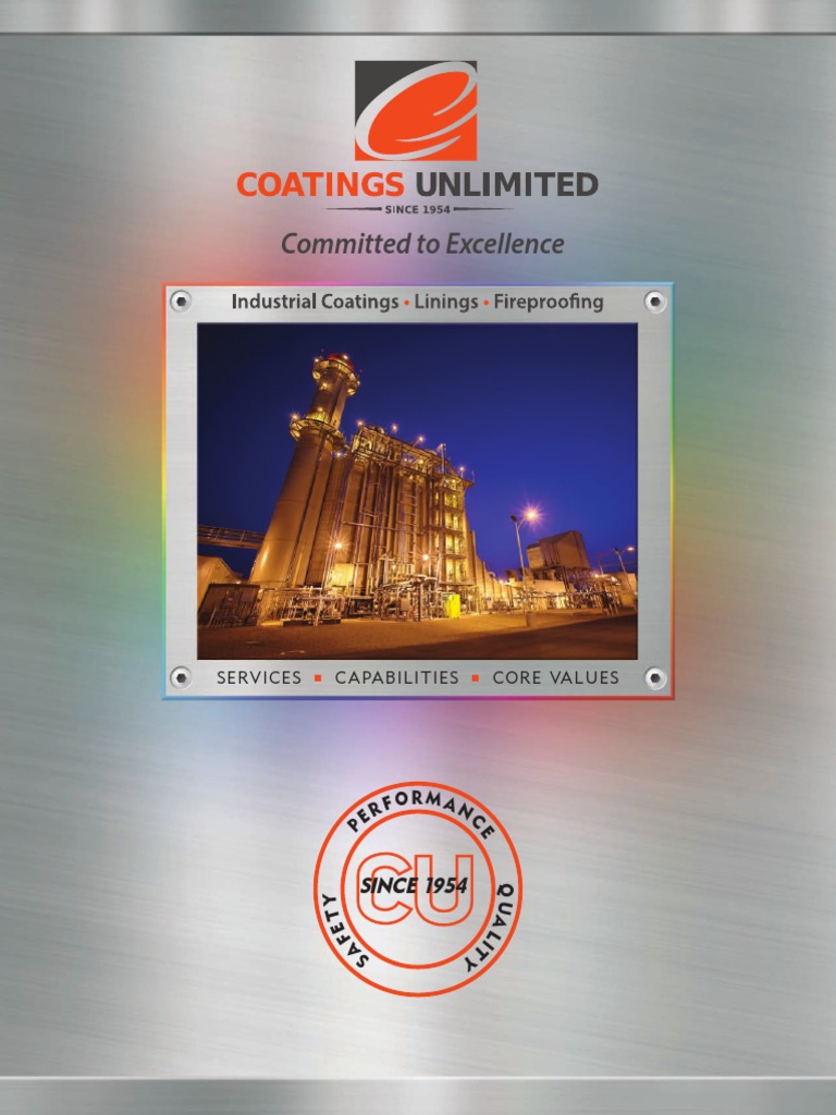 Coatings Unlimited Brochure Download Free PDF Safety Employment