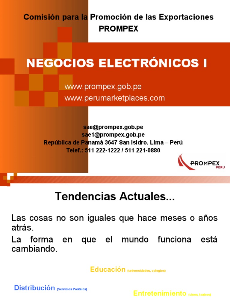 Transformación de Negocios Electrónicos | PDF | Comercio electrónico ...