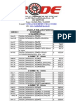 Tabela Roda-D 2011