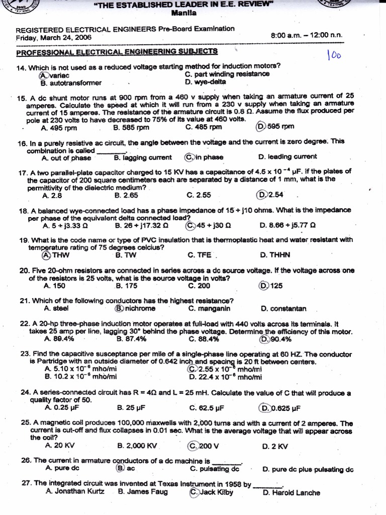IMG - 0003 EE Past Board Problem MRC 5 | PDF | Electrical Components ...