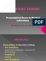 Laboratory Errors