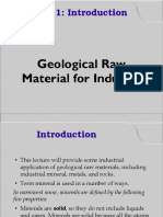 Geologycal Raw Material