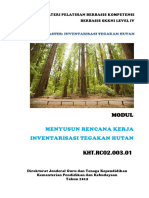 Modul Menyusun Rencana Inventarisasi Tegakan Hutan