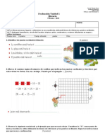 Evaluación Unidad 1 Historia - 3° Básico