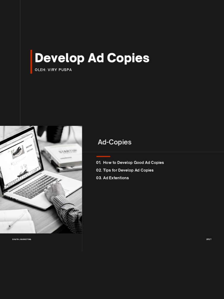 TM 28 Develop Ad Copies PDF Digital Marketing Marketing