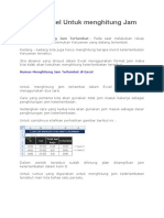 Rumus Excel Untuk Menghitung Jam Terlambat