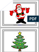 Christmas Vocabulary Esl Printable Flashcards Without Words For Kids
