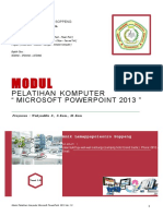 Modul Pelatihan Komputer Quot Microsoft Powerpoint 2013 Quot Ver 10 PDF Free
