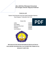 Analisis Risiko Aktivitas Pekerjaan Karyawan Perusahaan Ritel Dengan Metode Diagram Fishbone