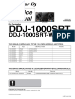 Pioneer DDJ-1000SRT DJ Controller Service Manual (RRV4696)