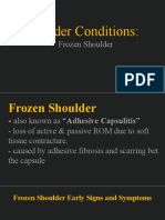 Case Pre. - Frozen Shoulder