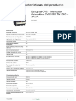 Interruptor automático CVS160B TM160D - 3P/3R