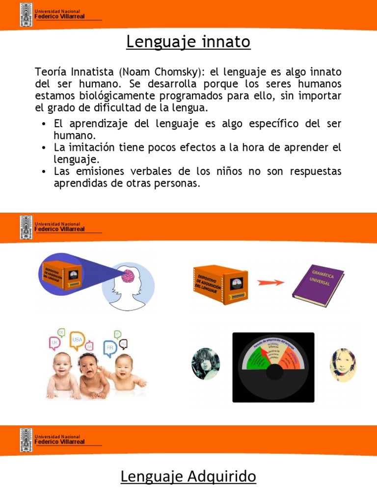 Lenguaje: Innato vs. Adquirido | PDF