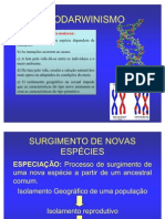 Genética e Teorias da Evolução