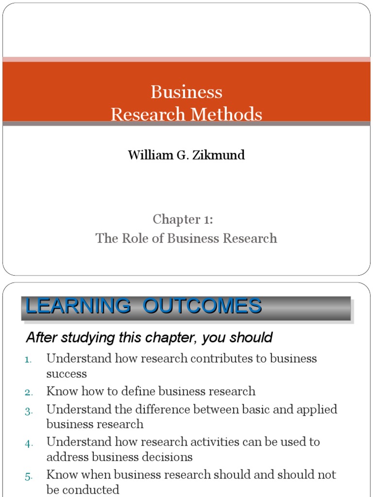 Business Research Chap | PDF | Scientific Method | Science