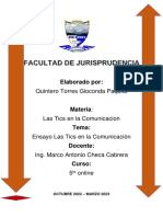 Informe Tarea 3 Las Tics en La Comunicacion