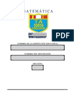 Evaluaciones Tipo ECE Matemática de 5