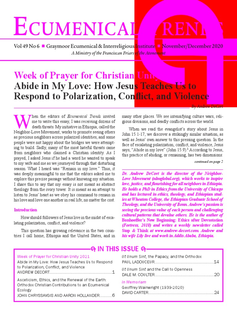 Ut Unum Sint The Papacy and The Orthodox PDF Pope Ecumenism