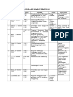 Agenda Kegiatan Pimpinan