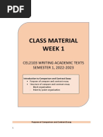 Class Material Week 1