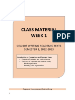 Class Material Week 1