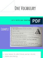 Copy of Unit One Vocabulary