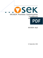 MOSEK Portfolio Optimization Cookbook