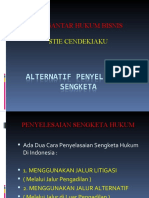 Alternatif Penyelesain Sengketa Bisnis