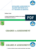 Assessment Case Based Method Dan Project Based Learning