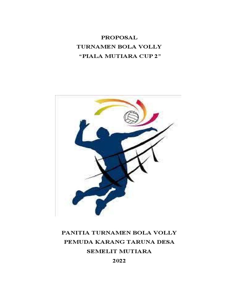 Proposal Turnamen Voli Mutiara Cup 2 | PDF