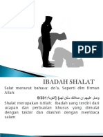 Materi V - IBADAH SHALAT