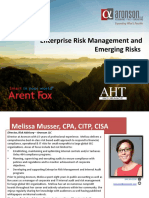 Enterprise Risk Management and Emerging Risks