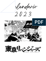 Calendario 2023 Tokyo Revengers