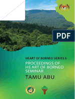 Heart of Borneo Series 5 Proceedings of Seminar - Tama Abu (24 PGS)
