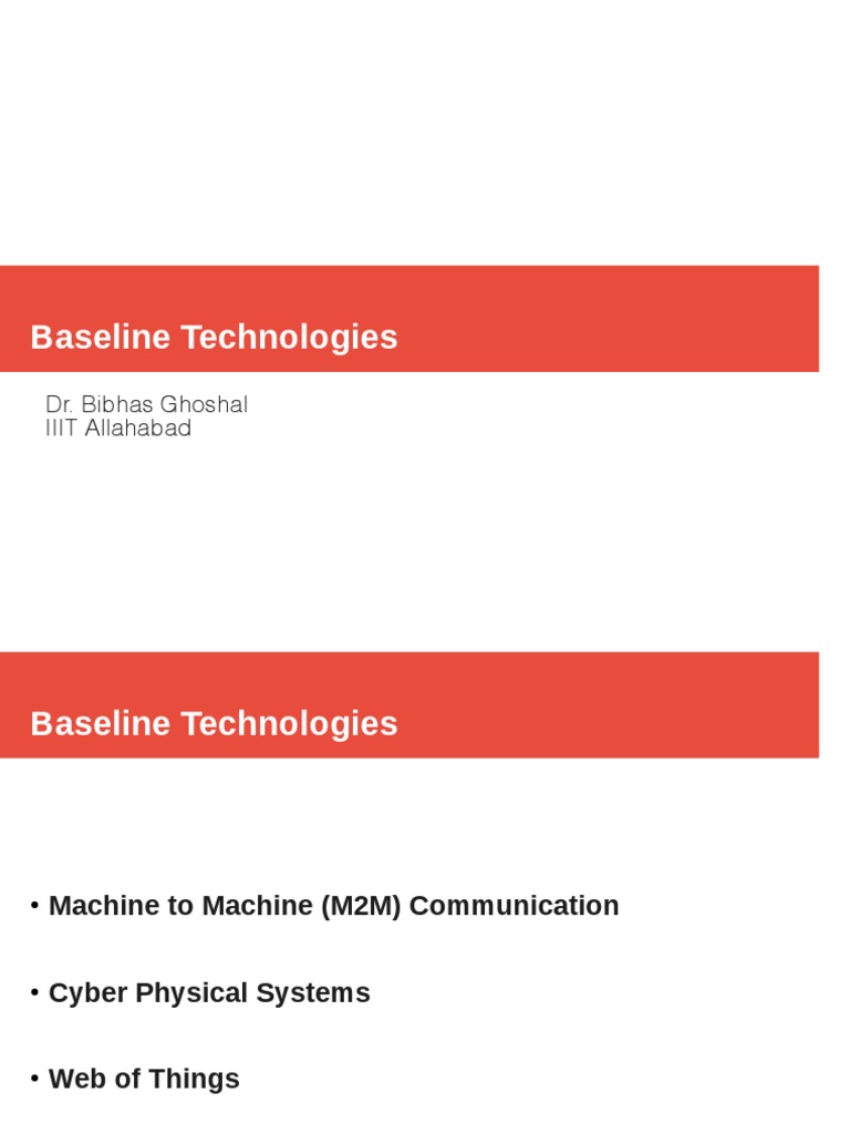 Baseline Technologies | PDF | Internet Of Things | Computer Network