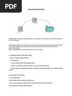 copy and move command