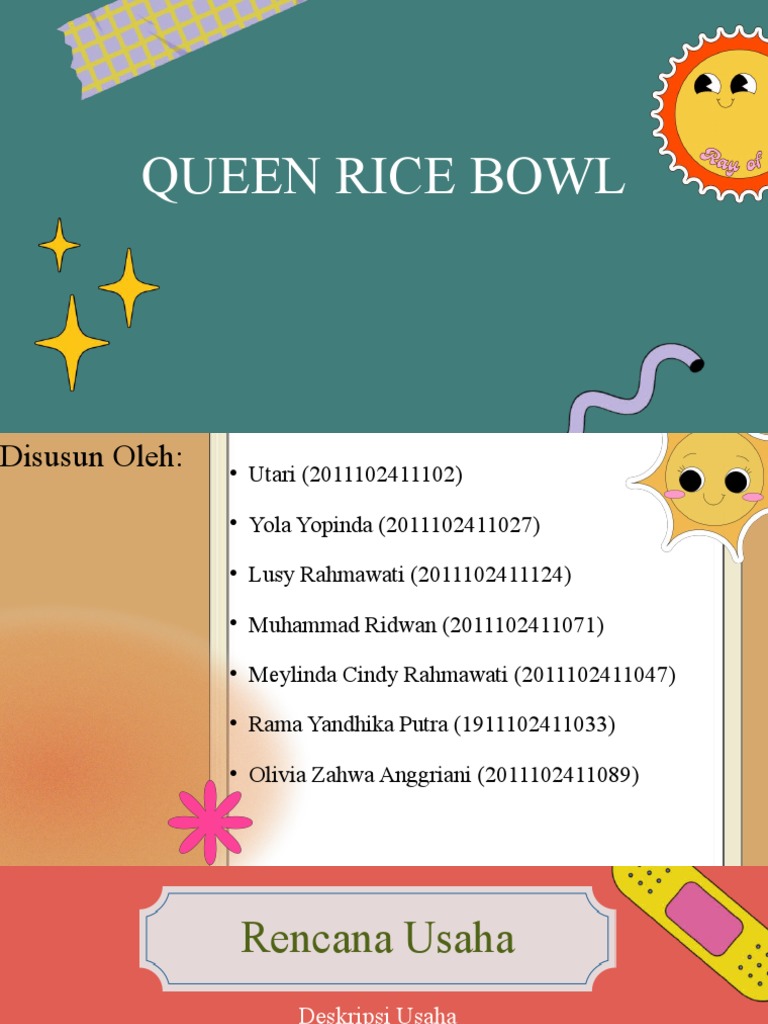 Rencana Usaha Queen Rice Bowl | PDF | Bisnis