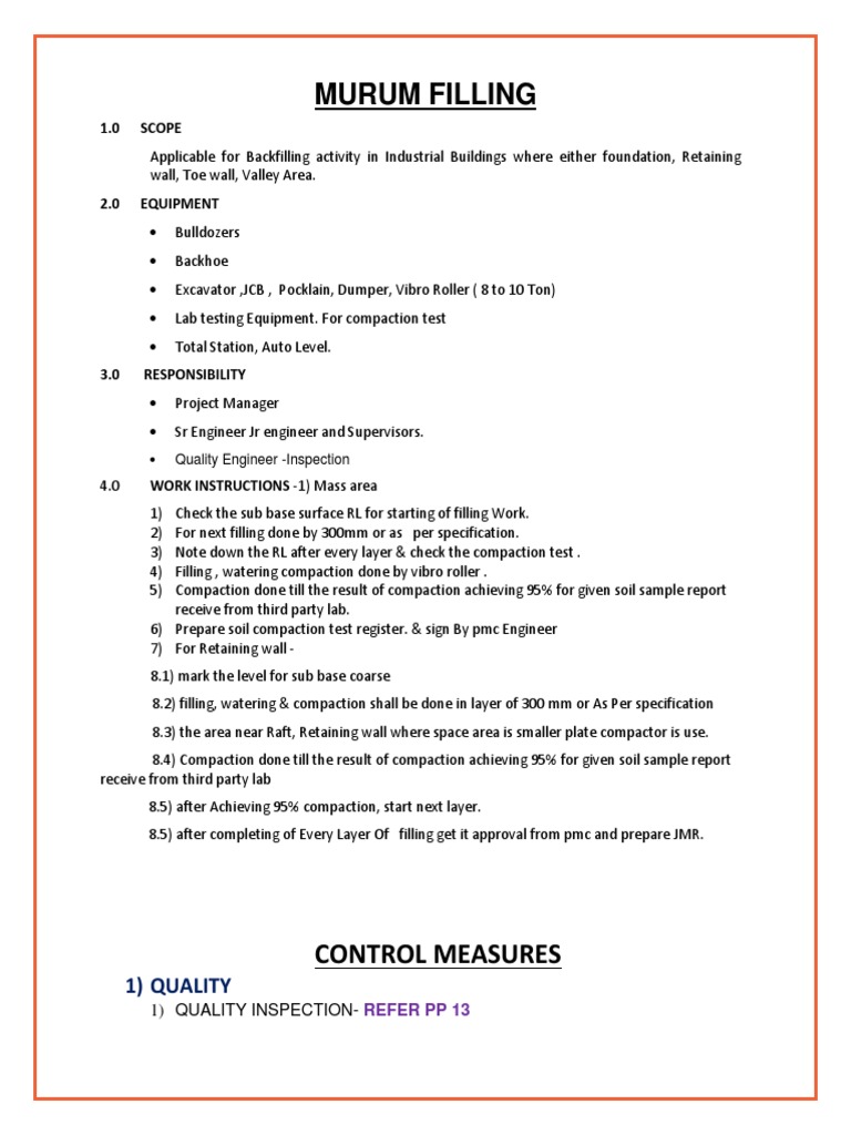 Industrial Backfilling Guide | PDF