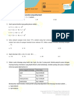 Drill Soal 6 SD Semester 1