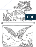 T T 253956 Dinosaur Colouring Pictures Primary Resources - Ver - 1