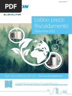 DAIKIN LISTINO RISCALDAMENTO 2022 09