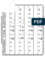 Wfun15 Number Line Subtraction T10 5