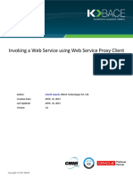 Invoking A Web Service Using Web Service Proxy Client