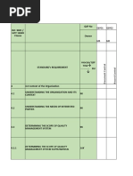 List of QSP and IATF 16949 Clause